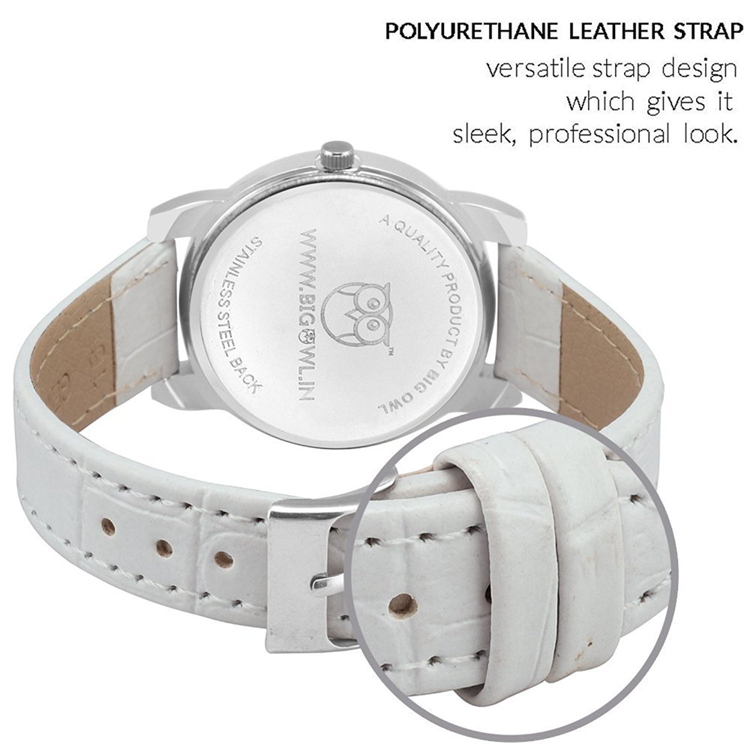 BIGOWL Women's Fashion Watch - Stylish Analog Leather Band Designer Watch for Girls, Daughters & Sisters | Perfect for Casual Wear, Office & Everyday Use