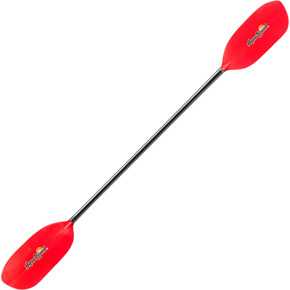 Aqua Bound Shred Fiberglass Straight Shaft 4-Piece Kayak Paddle - Lightweight & Durable for Touring, Fishing & Recreational Kayaking