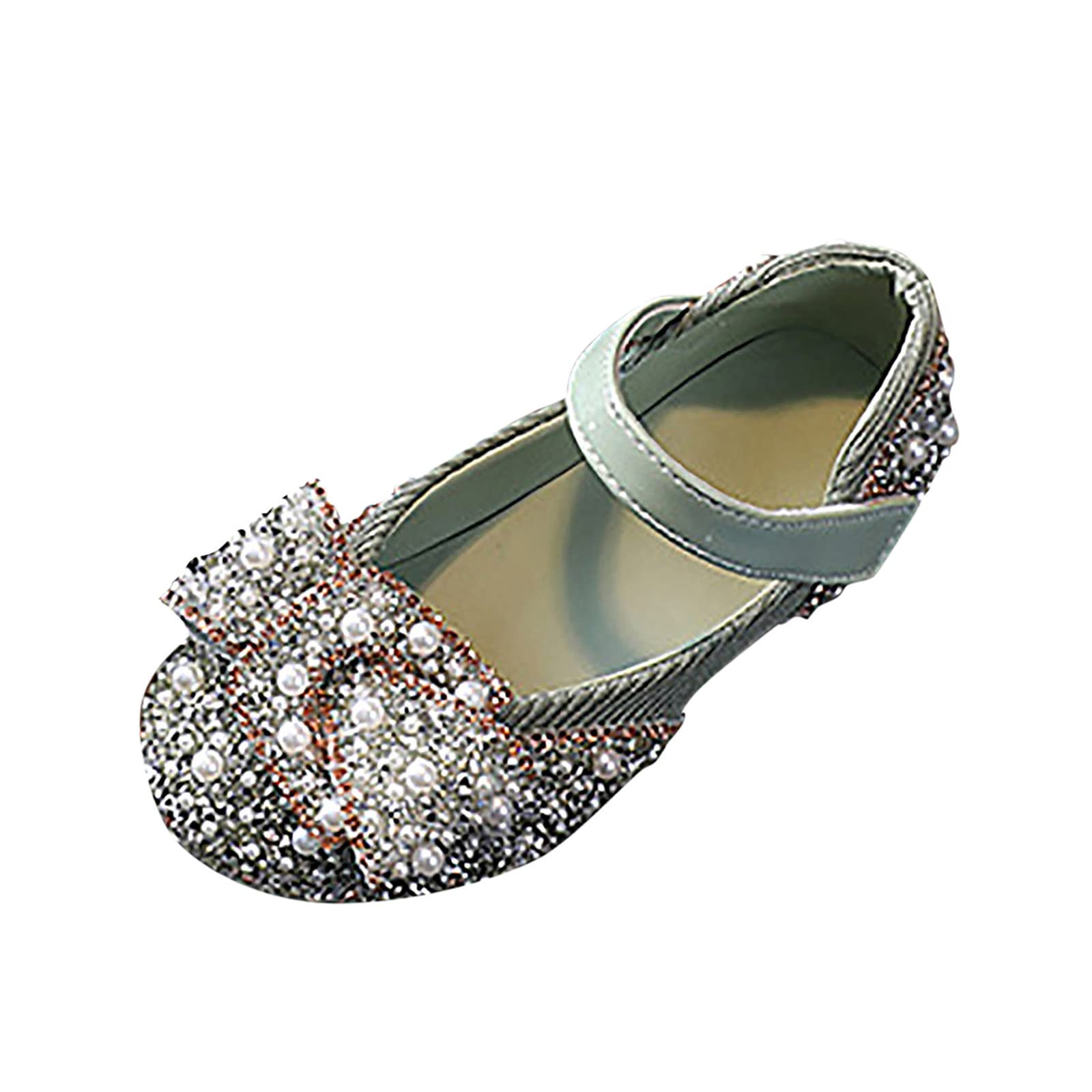 Princess Crystal Baby Sandals for Girls - Toddler Bling Shoes for Parties