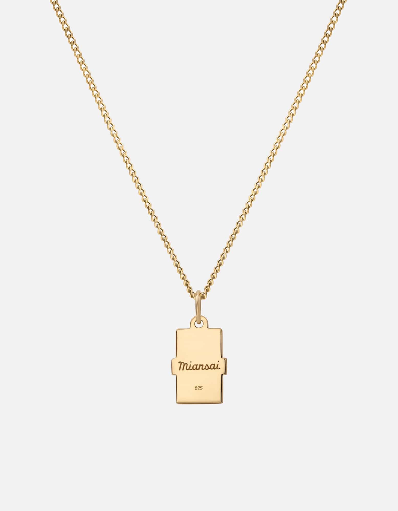 18K Gold Vermeil Emerald Pendant Necklace for Women - Elegant Layering Jewelry for Everyday Wear & Special Occasions