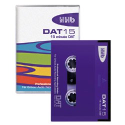 HHB DAT15 15 Minute Digital Audio Tape (DAT) - High-Quality Recording for Studio, Archiving & Music Production