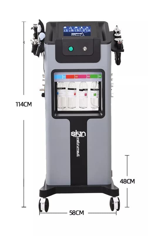 Professional HYDRAFACIAL 10-in-1 Vertical Facial Machine - Hydrofacial Device with Sprayer for Skin Moisturizing & Rejuvenation - Beauty Instrument for Spa, Salon & Home Skincare Treatments