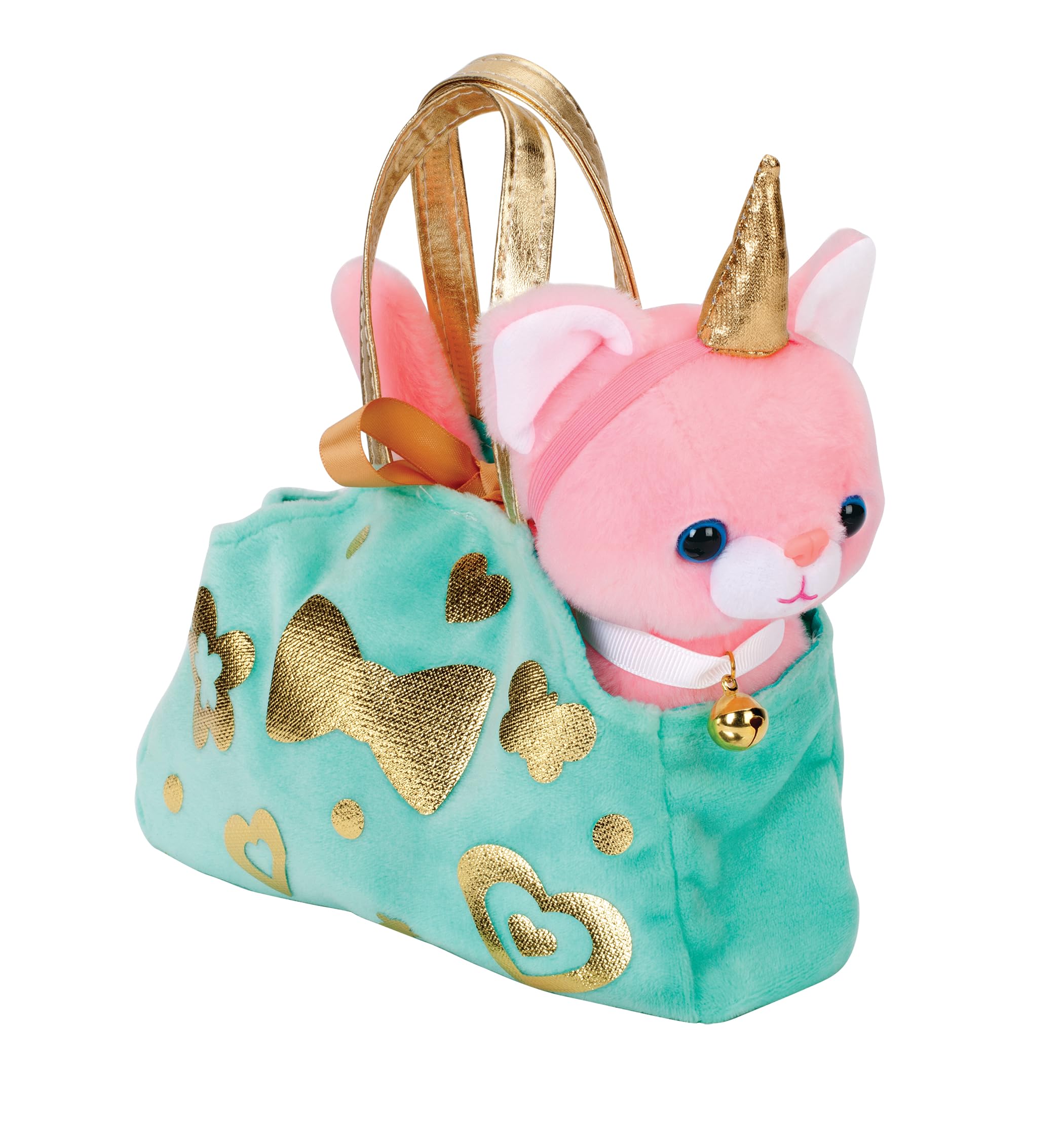 Creativity for Kids Cuddly Kitten Plush Toy with Pet Carrier - DIY Craft Kit for Toddlers Ages 4-5, Fun Cat Toys & Creative Activities for Girls - Perfect Gift for Birthday & Pretend Play at Home