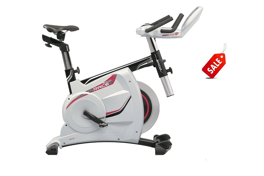 Kettler Ergo Race Indoor Exercise Bike - Premium Home Cycling Equipment for Cardio & Strength Training | Perfect for Home Gym, Fitness Studio & Indoor Cycling Workouts