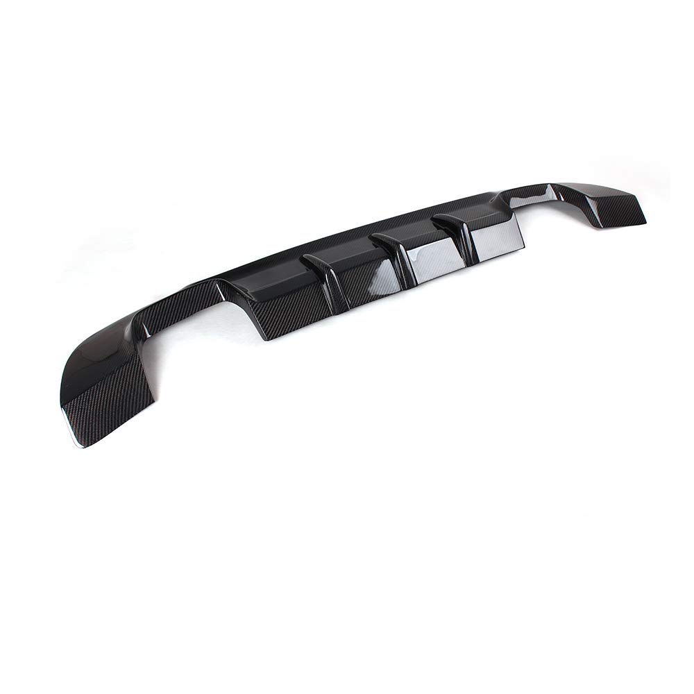 IKON MOTORSPORTS Carbon Fiber Rear Diffuser for 2007-2013 BMW E92 E93 3 Series Coupe & Convertible - DD Style Rear Bumper Lip Spoiler Wing - Perfect for Street Racing & Car Shows