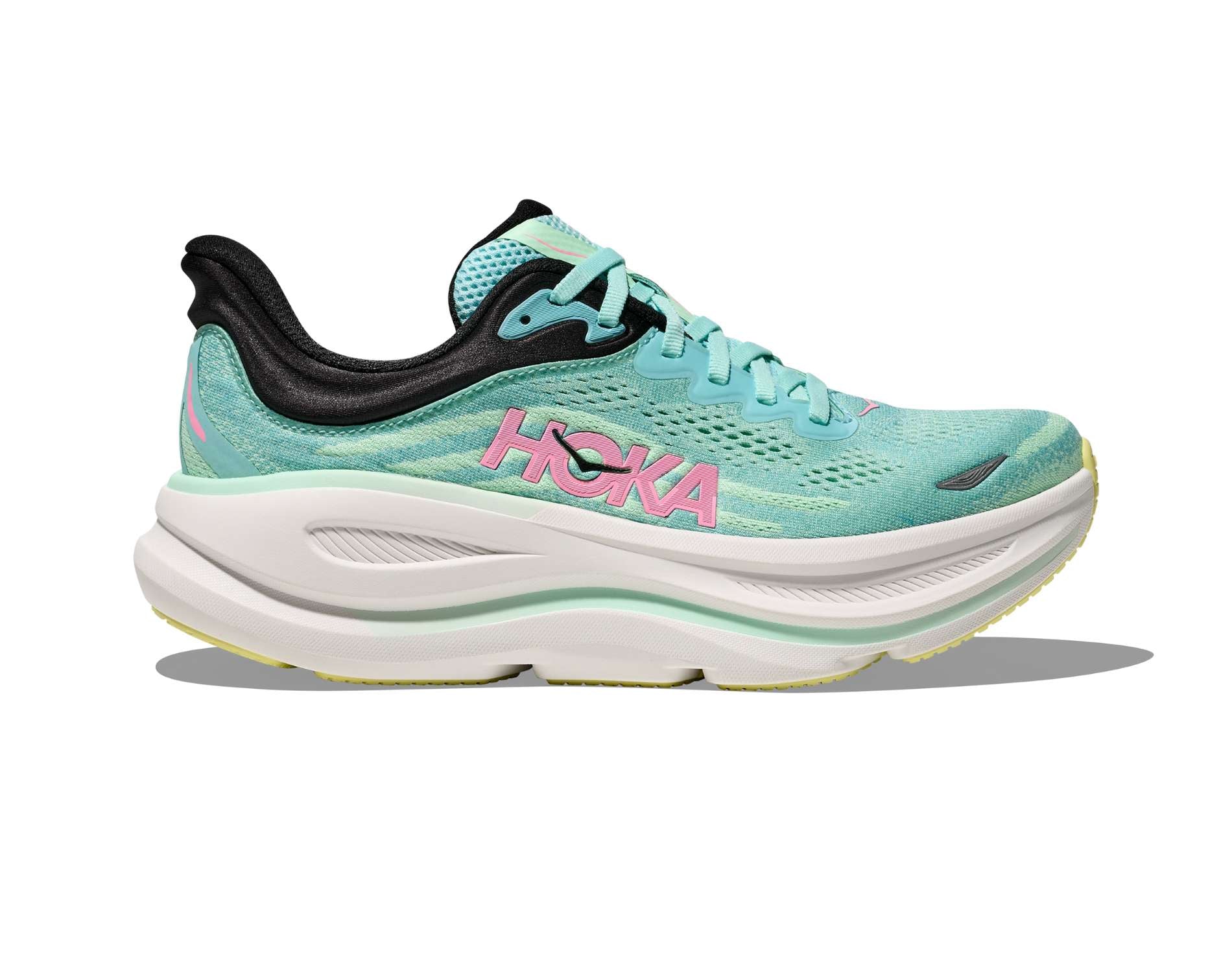 Hoka Bondi 9 Women's Running Shoes - Lightweight Cushioned Sneakers for Walking, Jogging & Gym Workouts | Perfect for Road Running, Travel & Everyday Comfort