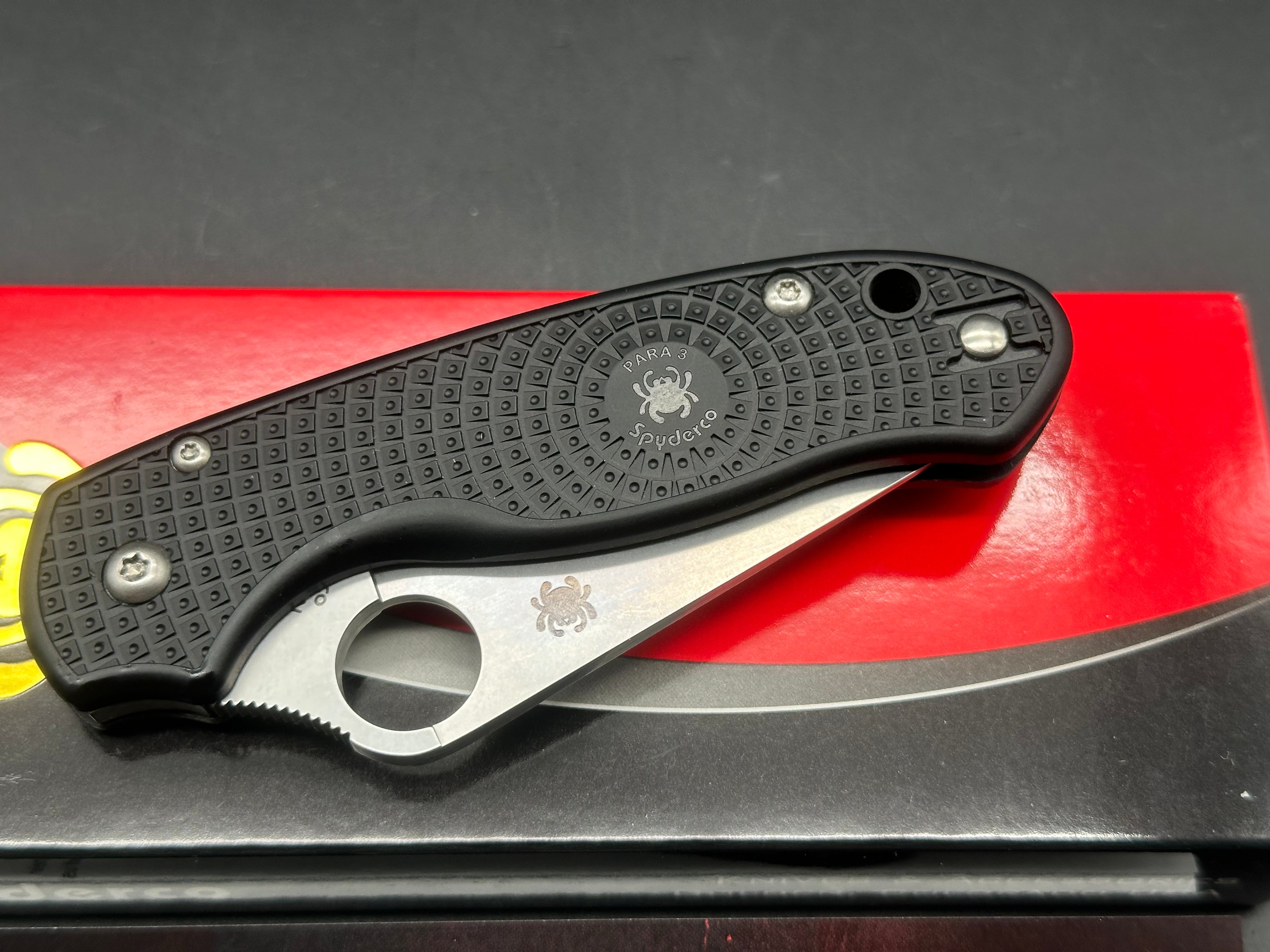Spyderco Para 3 Lightweight EDC Pocket Knife - 2.93