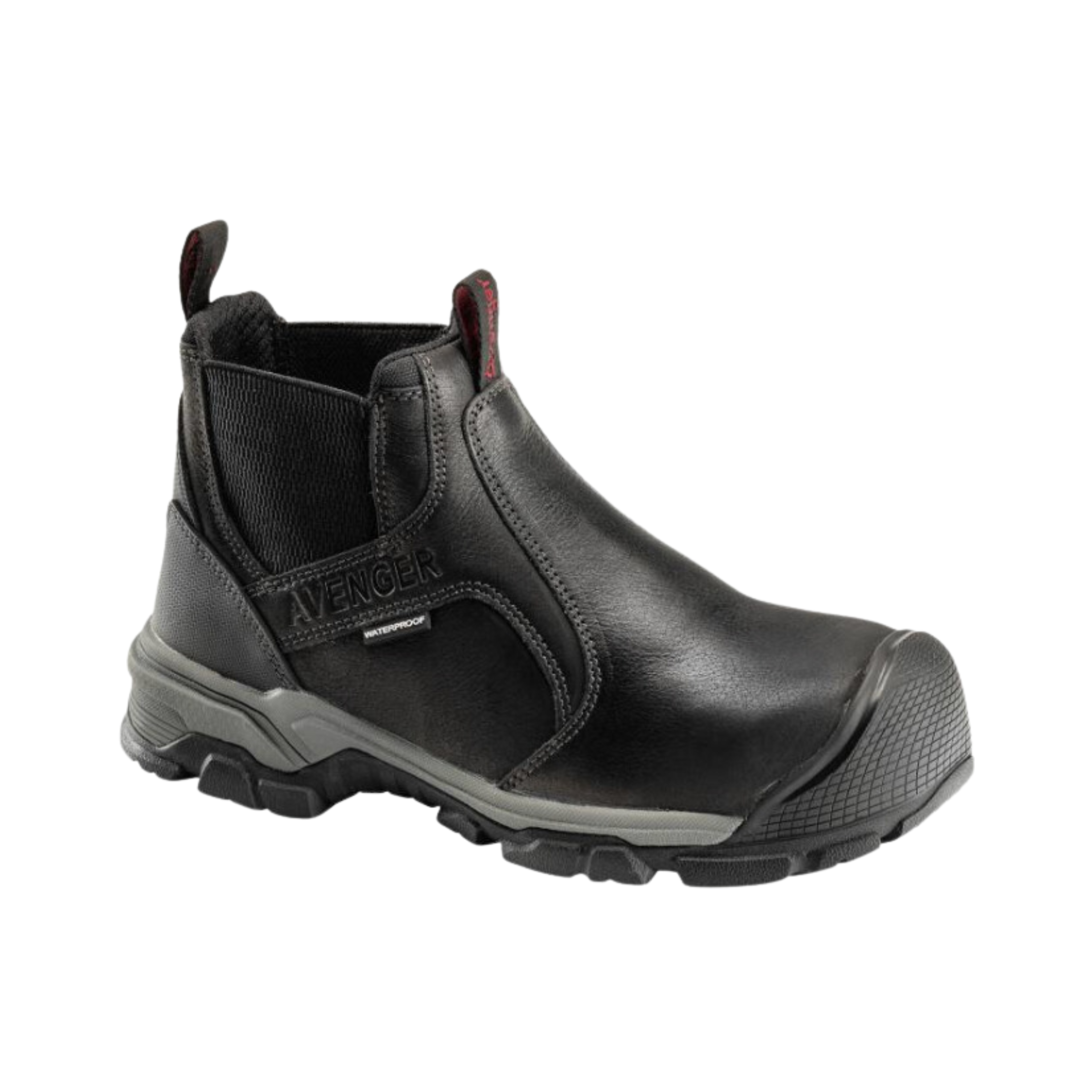 Men's Ripsaw Slip-On Alloy Toe Work Shoes - Black (D Width) - Comfortable Safety Shoes for Construction & Warehouse Work