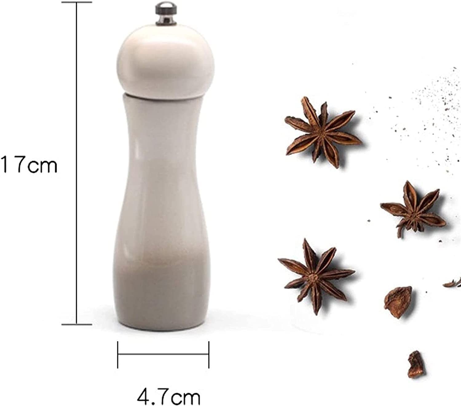 Premium Manual Salt and Pepper Grinder Set - Eco-Friendly Kitchen Spice Mill for Home Cooking, Seasoning & Gourmet Meals | Perfect for Restaurants, Dinner Parties & Everyday Family Use