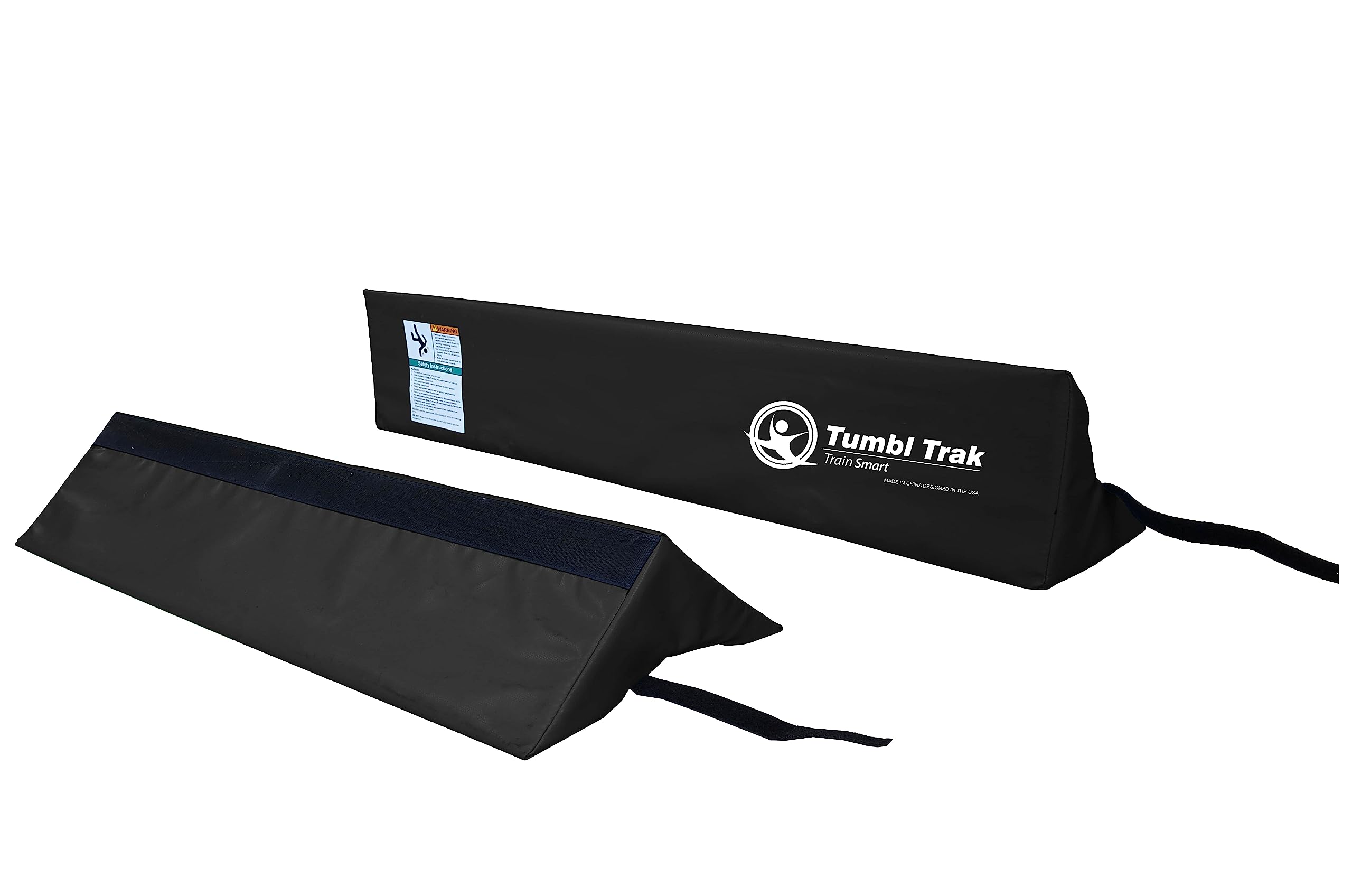 Tumbl Trak Air Barrel Cradles (Cradles Only) - Compatible with All Inflatable Gymnastic and Cheer Air Rollers - Black - Perfect for Home Gym, Cheerleading Practice, and Gymnastics Training