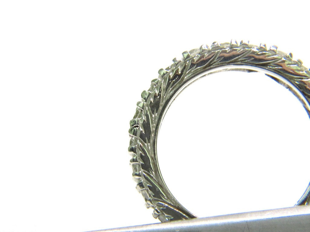 2.46CT Diamond Eternity Band & Kissing 14K Gold Wedding Ring for Women – Perfect for Anniversaries, Engagements, and Special Occasions