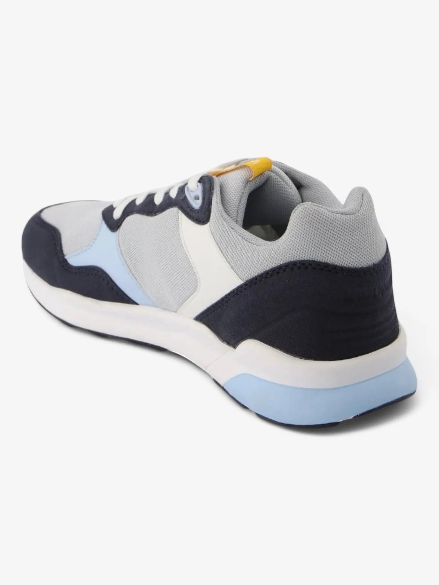 Le Coq Sportif LCS R500 Running Shoes for Men - Lightweight Comfortable Sneakers in Grey, Yellow, Sky Blue | Perfect for Jogging, Gym Workouts & Casual Wear