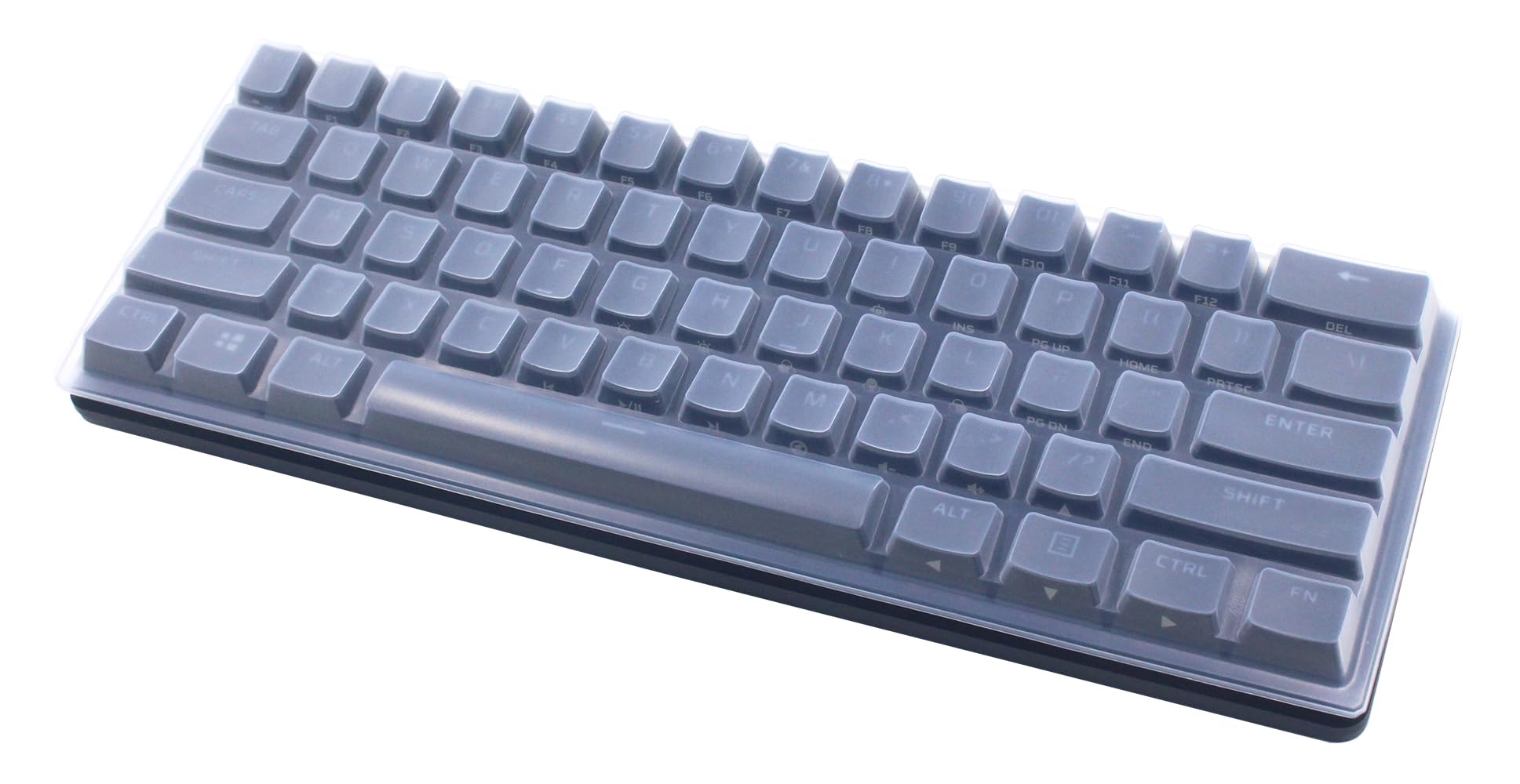 Clear Silicone Keyboard Cover for Corsair K65 RGB Mini 60% Mechanical Gaming Keyboard - Dustproof & Waterproof Protection for PC, Office, and Gaming Setup