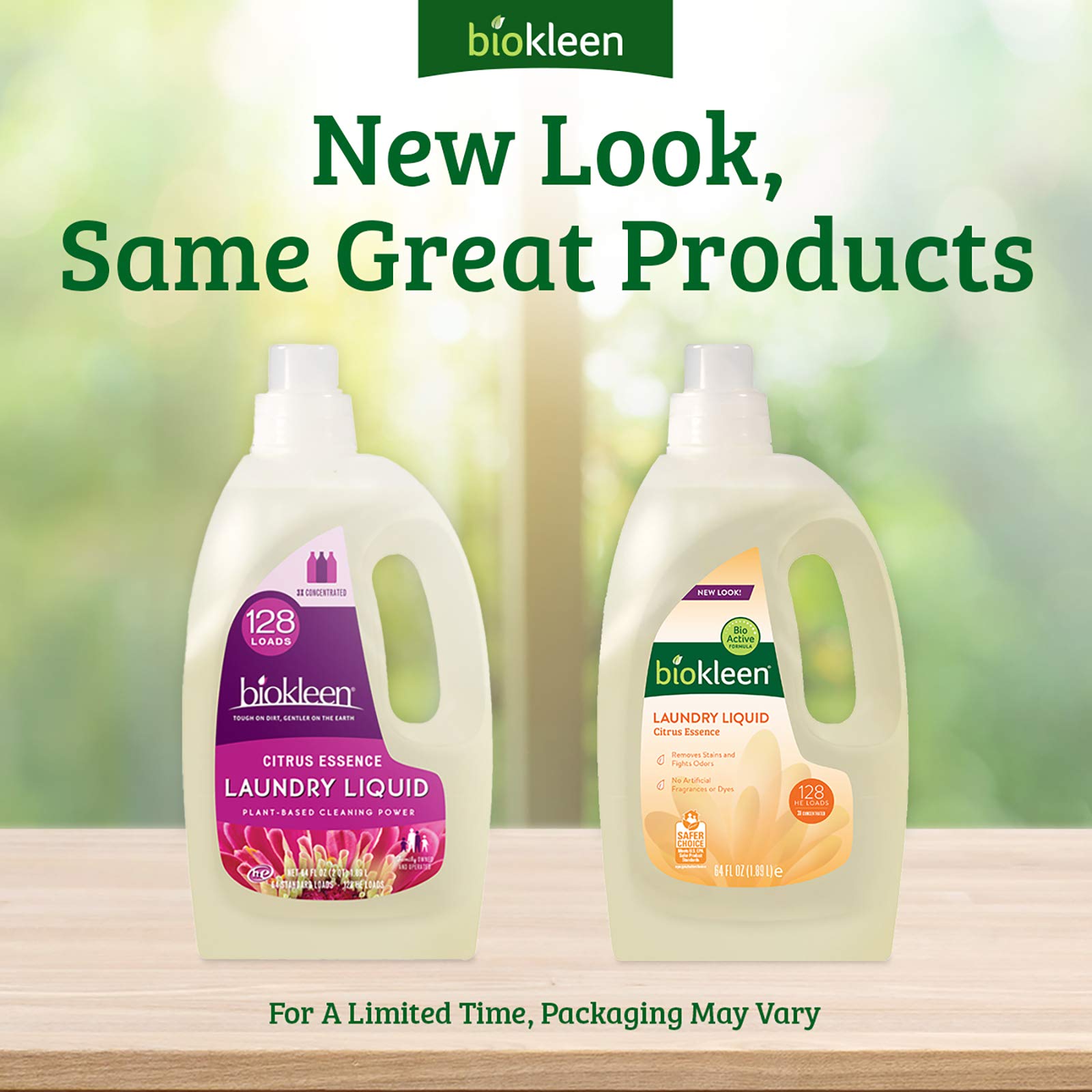 Biokleen Natural Citrus Laundry Detergent - Plant-Based, Eco-Friendly Liquid Soap for Sensitive Skin - Perfect for Baby Clothes, Gym Wear & Organic Fabrics