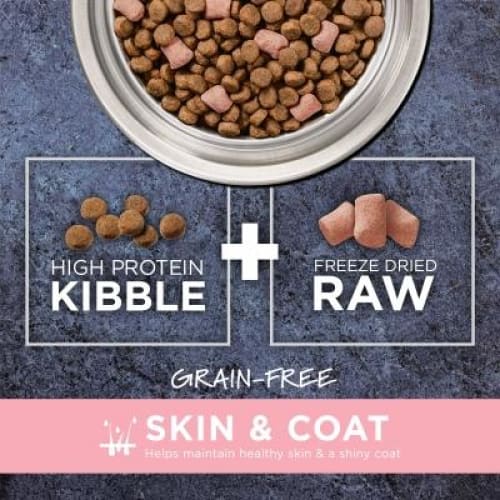 Instinct Raw Boost Grain-Free Dry Dog Food for Skin & Coat Health - 4.5lb & 11lb Bags - Perfect for Sensitive Skin & Shiny Coat Maintenance