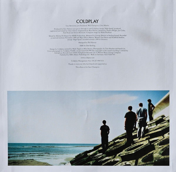 Coldplay Parachutes Vinyl LP Album - Limited Edition Reissue 140g (Mint Condition) - Perfect for Music Lovers & Vinyl Collectors, Great Gift for Birthday & Christmas