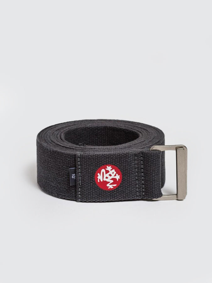 Manduka Align Cotton Yoga Belt Strap 8 Feet - Premium Yoga Accessory for Stretching, Flexibility & Pilates - Perfect for Home, Studio & Travel Use