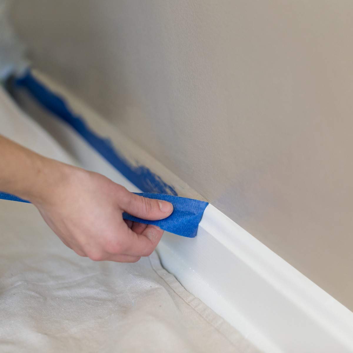 Premium Duck Clean Release Blue Painter's Tape - 2 Inch (1.88-Inch x 60-Yard) - 12 Rolls (720 Total Yards) - 284372 - Ideal for Home Painting, DIY Projects & Wall Protection