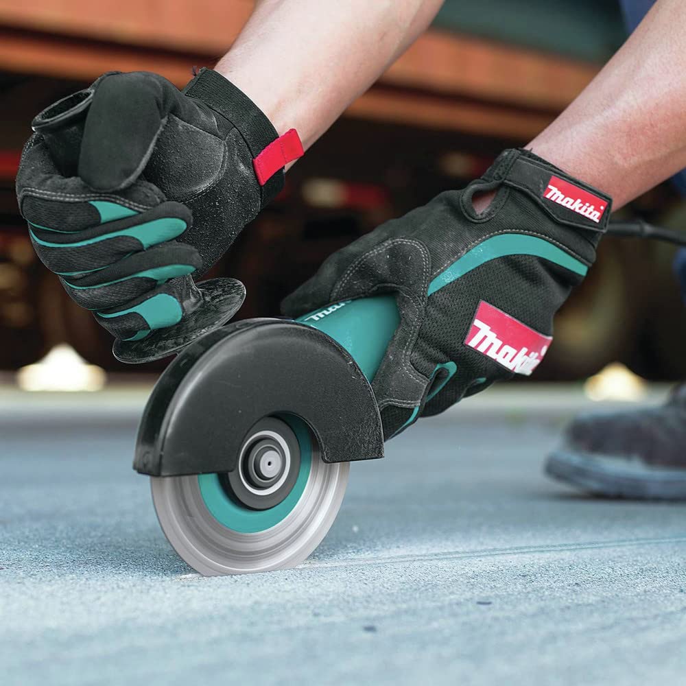 Makita 9557NB2 4-1/2 Inch Angle Grinder with AC/DC Switch - 2 Pack - Heavy Duty Metal Cutting, Grinding & Polishing Tool for Construction, Welding & DIY Projects