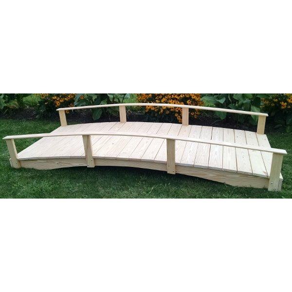 Handcrafted Oriental Garden Bridge - Decorative Asian Wooden Footbridge for Zen Gardens, Ponds & Backyard Landscaping
