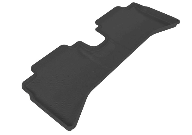3D MAXpider Custom Fit All-Weather Floor Mats for 2012-2019 Toyota Prius C (2nd Row) - Kagu Series Black Car Mats | Perfect for Daily Commutes, Road Trips & Winter Protection