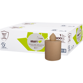 Premium Centerpull Kraft Towels (6/Box) - Soft & Absorbent Paper Towels for Kitchen, Restaurant & Office Use