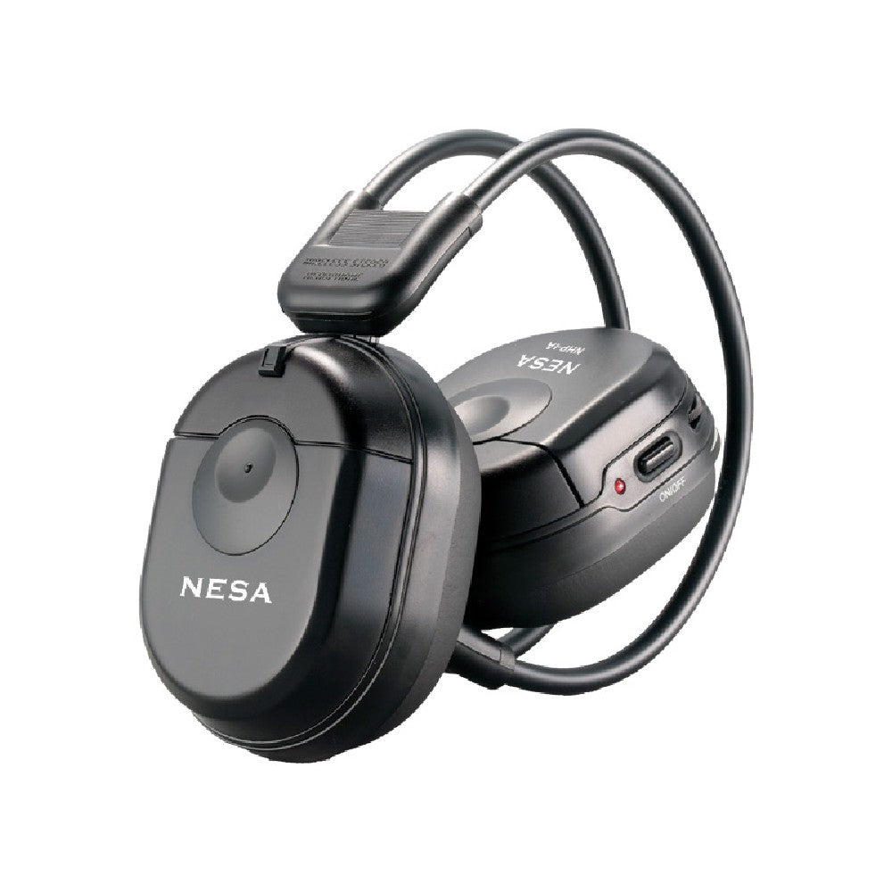 NESA NHP 22 2-Channel RF 900MHz Wireless Headphones with Transmitter - Perfect for Home Theater, Gaming & TV Watching