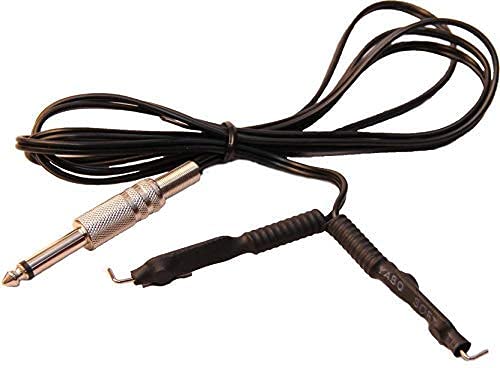 ITT Black Clip Cord for Tattoo Coil Machine - Durable & Flexible Power Cable for Professional Tattoo Artists - Perfect for Studio & Home Tattooing Sessions