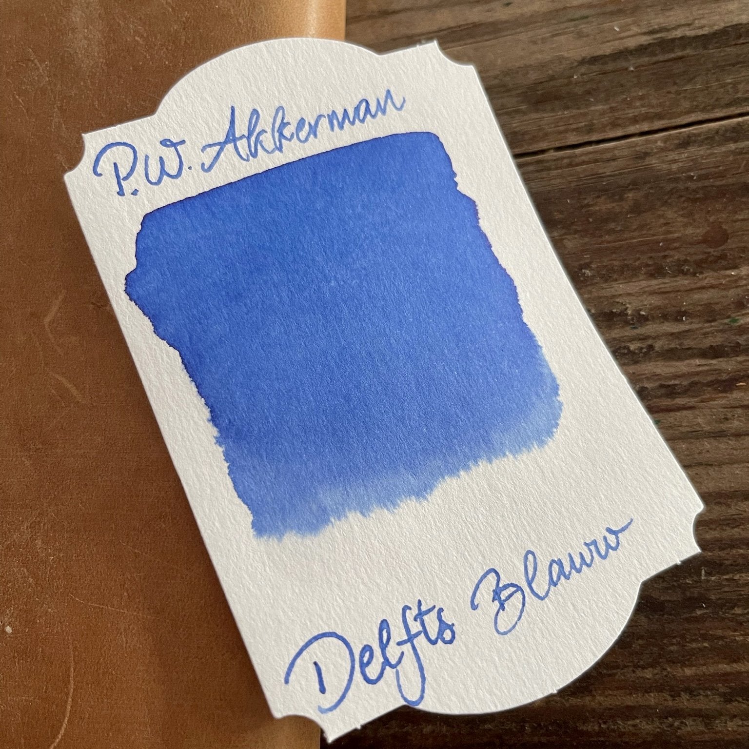 Akkerman Delfts Blue Fountain Pen Ink - Premium Dutch Writing Ink for Calligraphy, Journaling & Lettering - Ideal for Fountain Pens, Dip Pens & Artistic Use