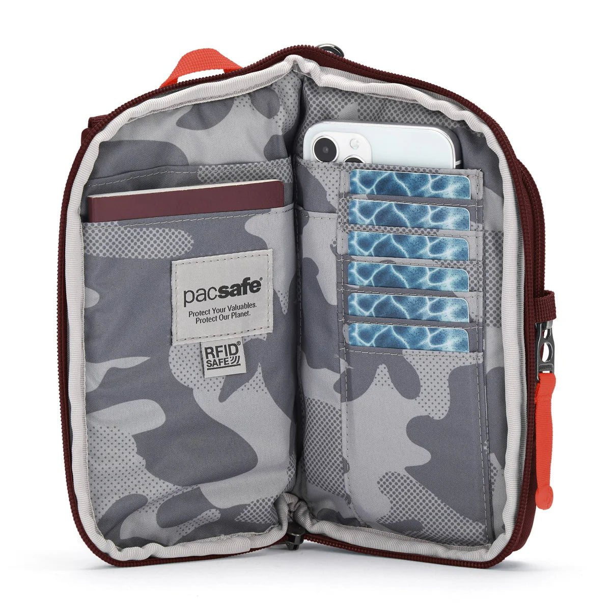 Pacsafe GO Anti-Theft Crossbody Bag - Secure Travel & Commuting Essentials for Women & Men - Perfect for Daily Use, Work, and Outdoor Adventures