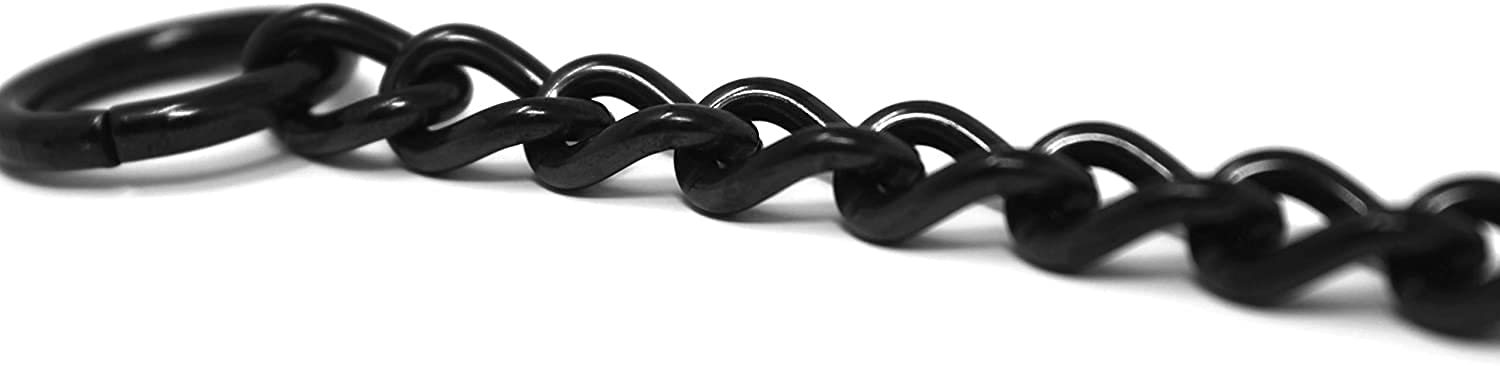Herm Sprenger 3mm Black Stainless Steel Choke Collar - No-Pull Slip Chain for Small, Medium & Large Dogs - Made in Germany (24in/60cm) - Perfect for Dog Training, Obedience & Behavior Control - Durable Show Collar for Daily Walks & Professional Training