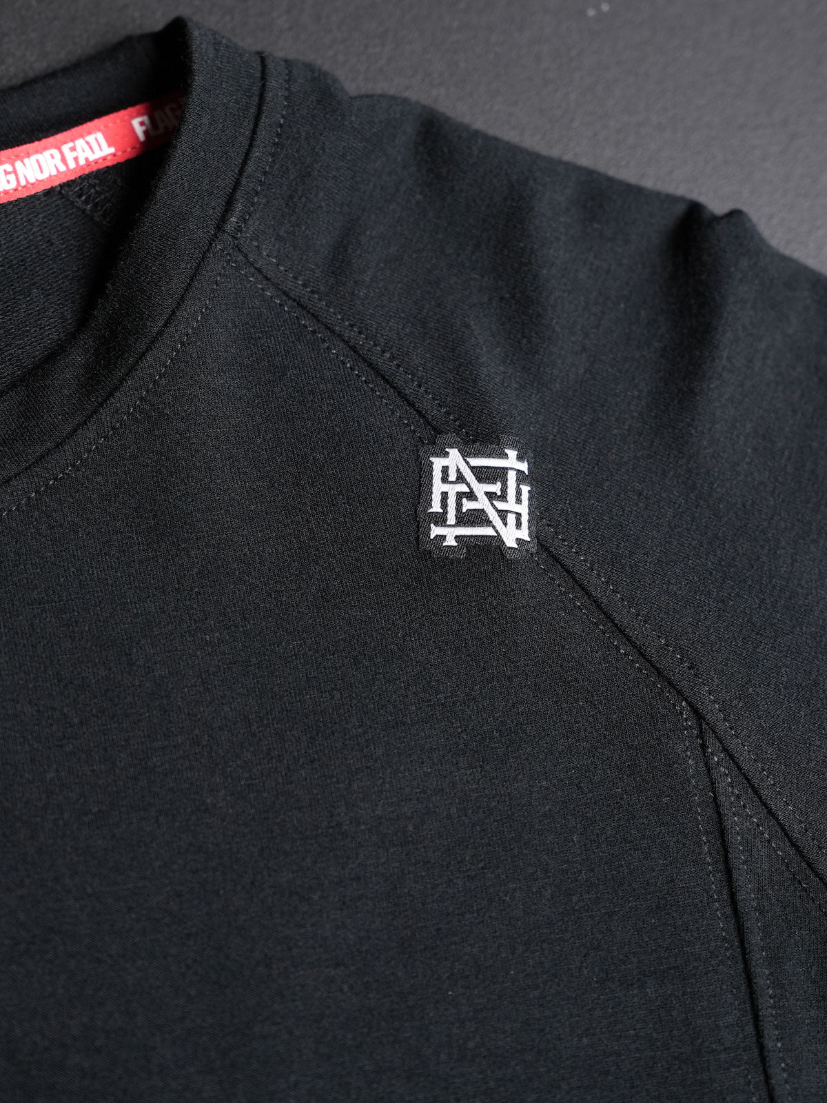 Premium CORE Long Sleeve T-Shirt for Men - Soft Cotton Comfort Fit - Black - Ideal for Workouts, Casual Wear & Layering