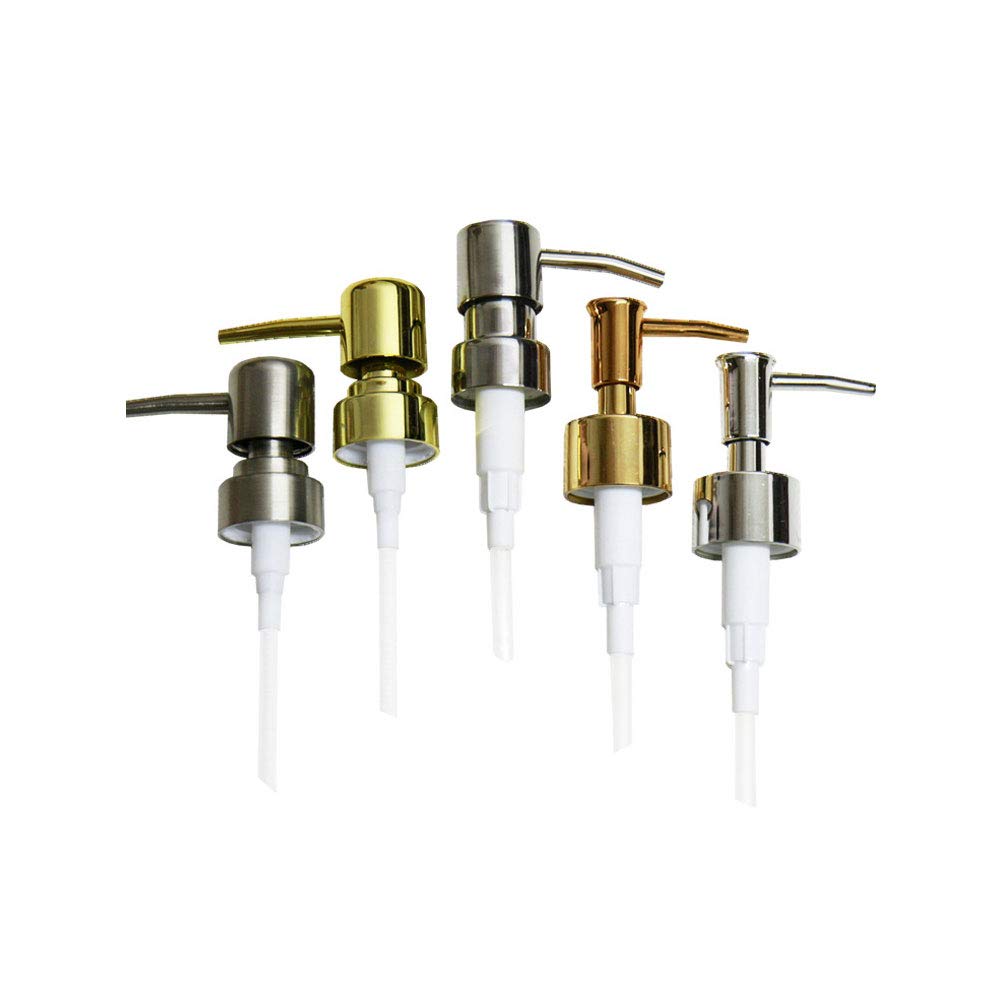 Hemoton 4-Pack Press Pump Head Replacement - Durable Dispenser Nozzle for Bottles | Ideal for Lotion, Soap & Cosmetic Containers