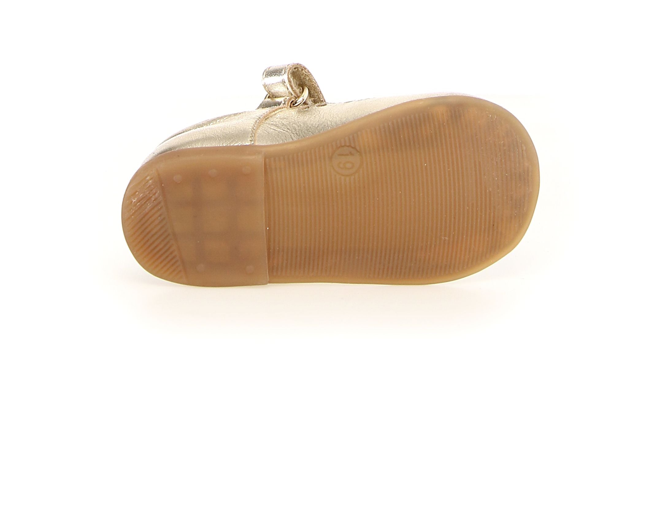 Naturino Olya Girls Dress Shoes - Metallic Platinum for Weddings, Parties & Special Occasions