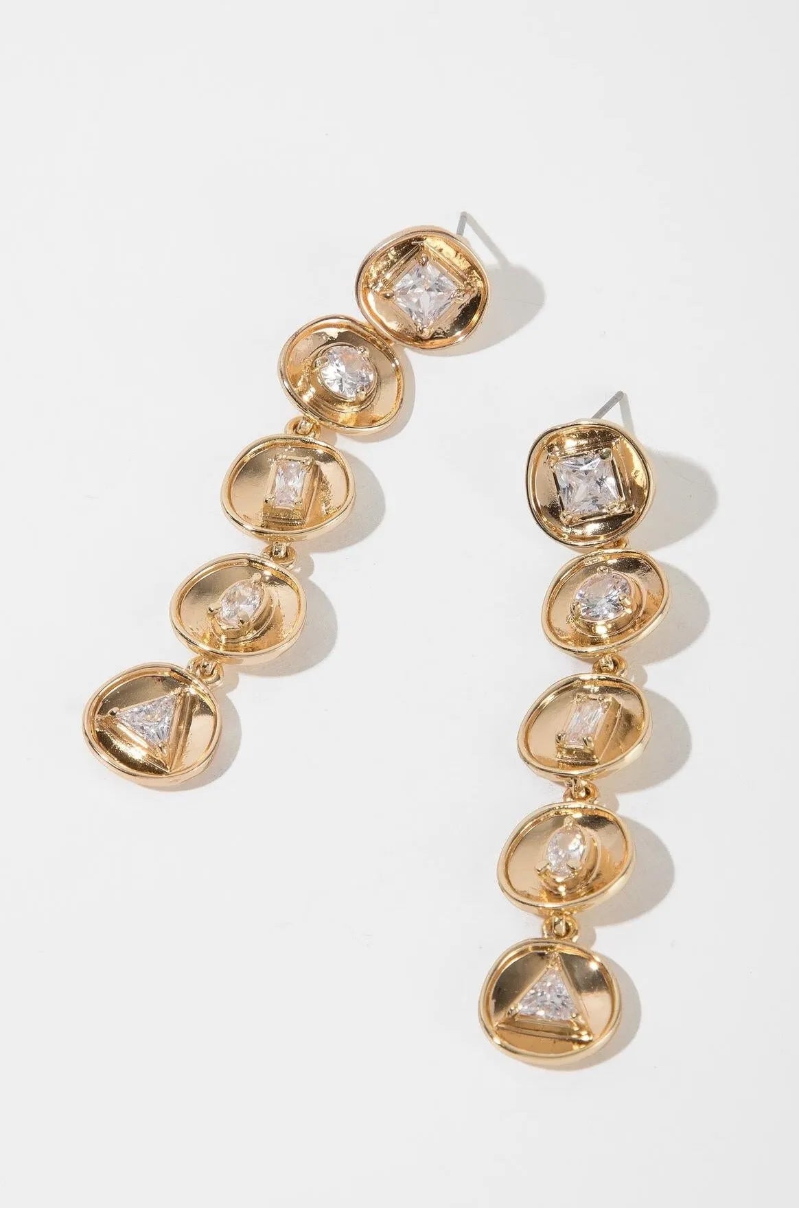Divine Small Charm Dangle Earrings for Women - Elegant Gold Plated Boho Earrings for Daily Wear & Special Occasions