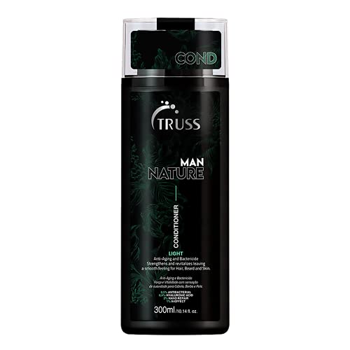 Truss Man Nature Conditioner 10.14oz (300ml) - Natural Hair Care for Men - Hydrating & Nourishing Formula - Ideal for Daily Use & Damaged Hair Repair