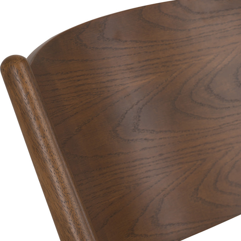 Stylish CAMRY Lounge Chair in Walnut & Black - Perfect for Living Room, Bedroom, or Office Relaxation