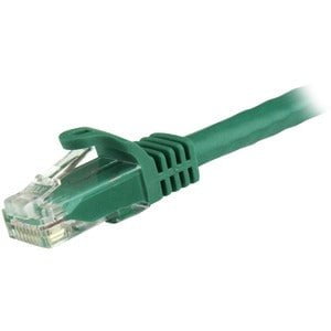 1.5m CAT6 Ethernet Cable - Snagless RJ45 Connectors, 24AWG Pure Copper Wire, Green Patch Cord (N6PATC150CMGN) - Ideal for Home Office, Gaming & Networking Setup