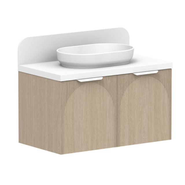 ADP Archie Wall Mounted Bathroom Vanity with Sink - Modern Floating Vanity for Small Spaces, Perfect for Apartments and Powder Rooms