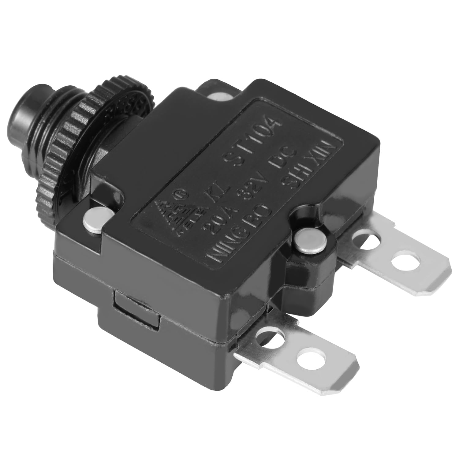 KAMIER 20A Circuit Reset Switch Button Replacement for Razor E300 E325 E300S E200 E200S RX200 Electric Scooter - ST104 20 Amp 32V Parts (2 Pack) - Perfect for E-Bike, E-Scooter & Electric Vehicle Maintenance and Repair
