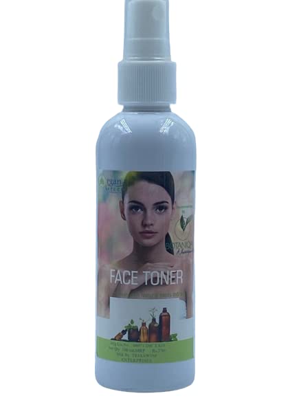 Organic Greens Face Toner 100ml - Hydrating & Balancing Facial Mist for Glowing Skin | Perfect for Daily Skincare Routine & On-the-Go Refreshment