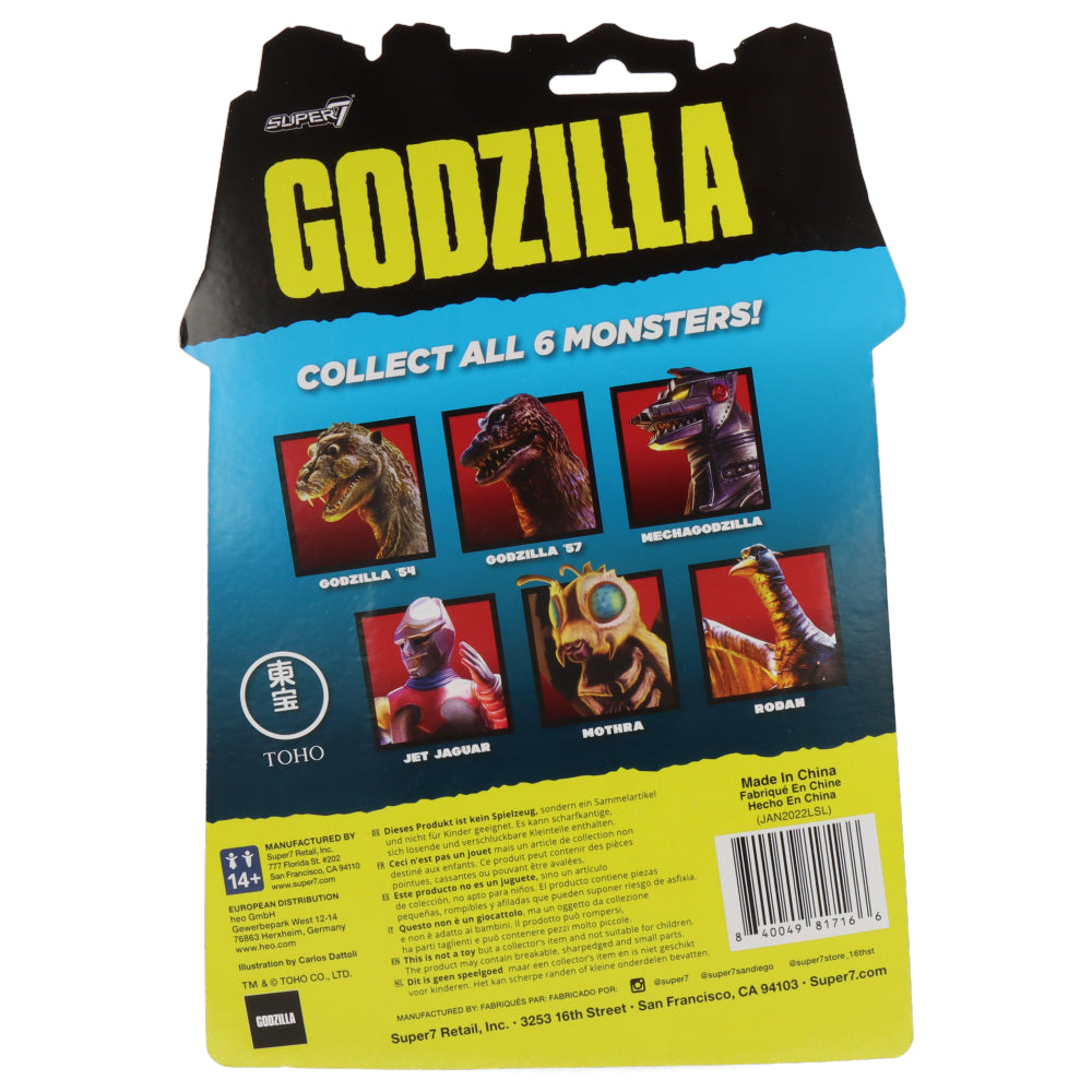 Godzilla 1957 Toho ReAction Figure - Classic Japanese Kaiju Collectible for Display & Movie Enthusiasts