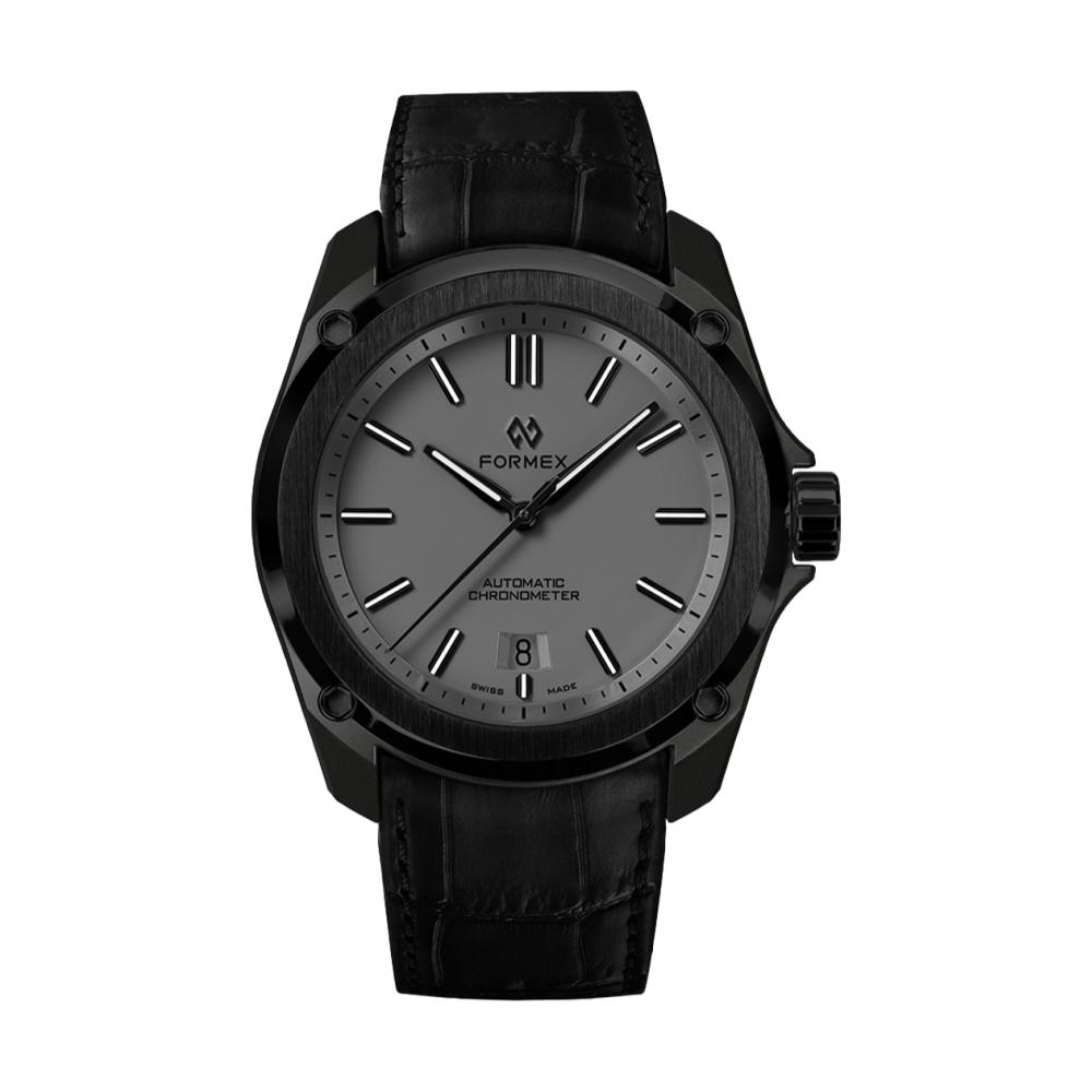 Essence Leggera Automatic Chronometer Watch - 41mm Cool Grey Dial Men's Luxury Timepiece | Perfect for Business, Formal Events & Everyday Wear