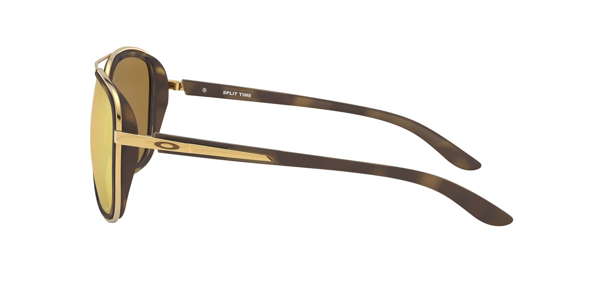 Oakley OO4129 Split Time Polarized Sunglasses with Vision Group Accessories Bundle - Stylish UV Protection for Outdoor Sports & Driving