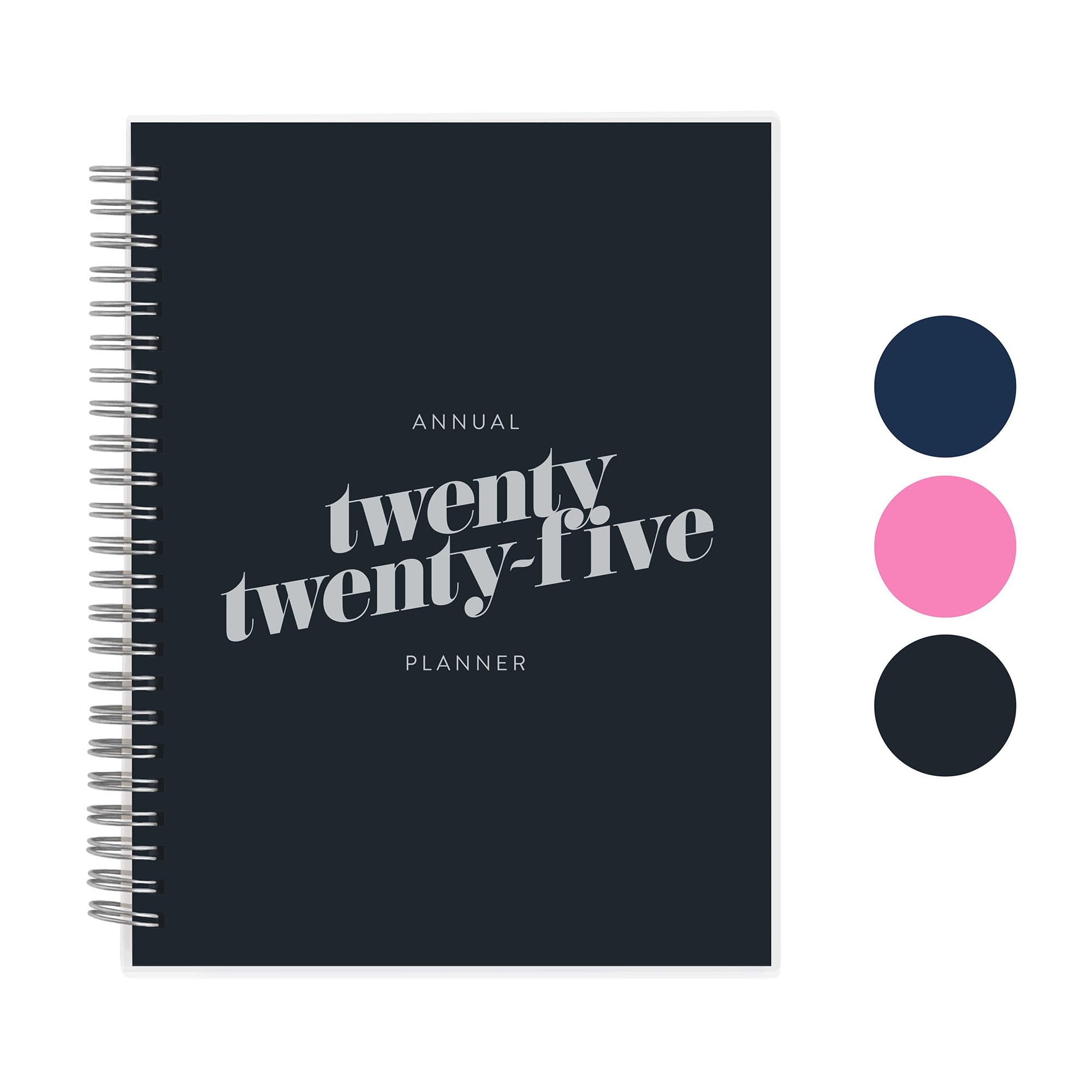 2025 Riley's & Co Weekly Planner - Jan-Dec Monthly & Weekly Diary with Flexible Cover, Notes Pages, Twin-Wire Binding (6