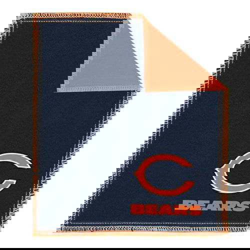 Chicago Bears NFL Bowling Towel - Super Absorbent Microfiber Shammy for Bowling Balls - Perfect for NFL Fans, Sports Enthusiasts & Bowling Leagues (Great Gift for Football Lovers)