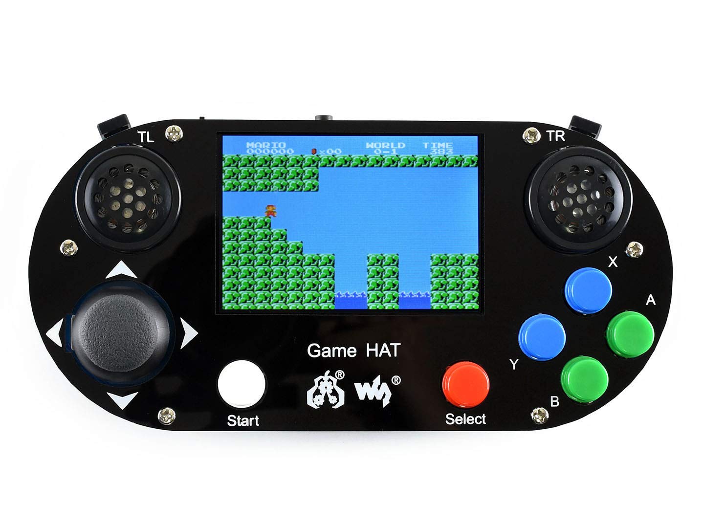 Raspberry Pi Game HAT - 3.5 Inch IPS Screen Portable Game Console for Pi 3B+/3B/2B/B+/A+/Zero/Zero W with Gamepad Joystick - Retro Gaming, DIY Projects & Portable Entertainment