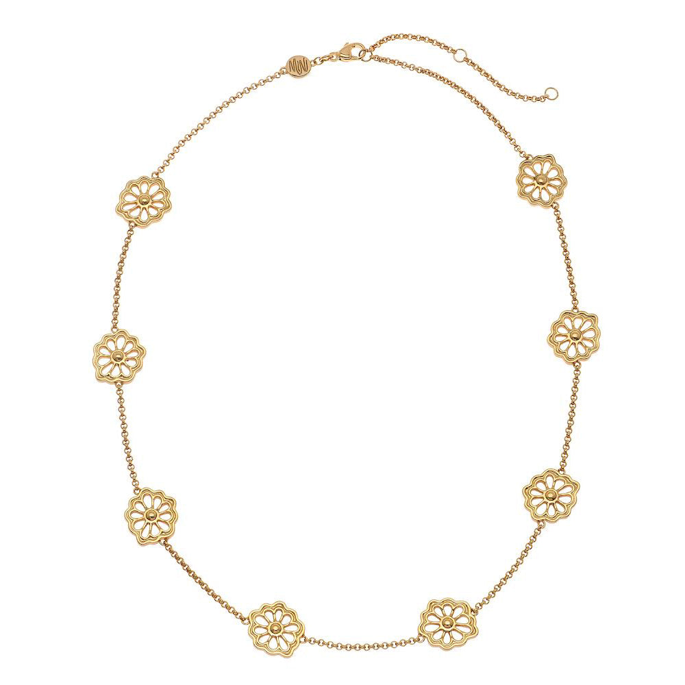 Goldbug Collection By the Bunch Okra Necklace - Stylish Handmade Jewelry for Women, Perfect for Everyday Wear, Parties & Special Occasions