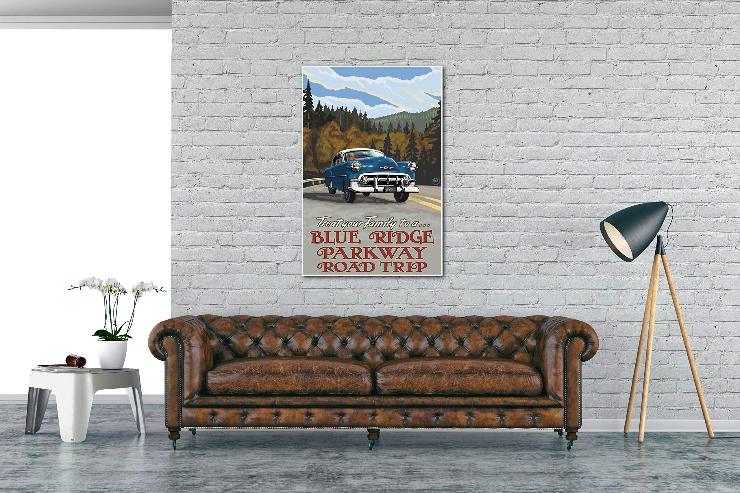 Blue Ridge Parkway Scenic Road Trip Landscape Art Print - 30