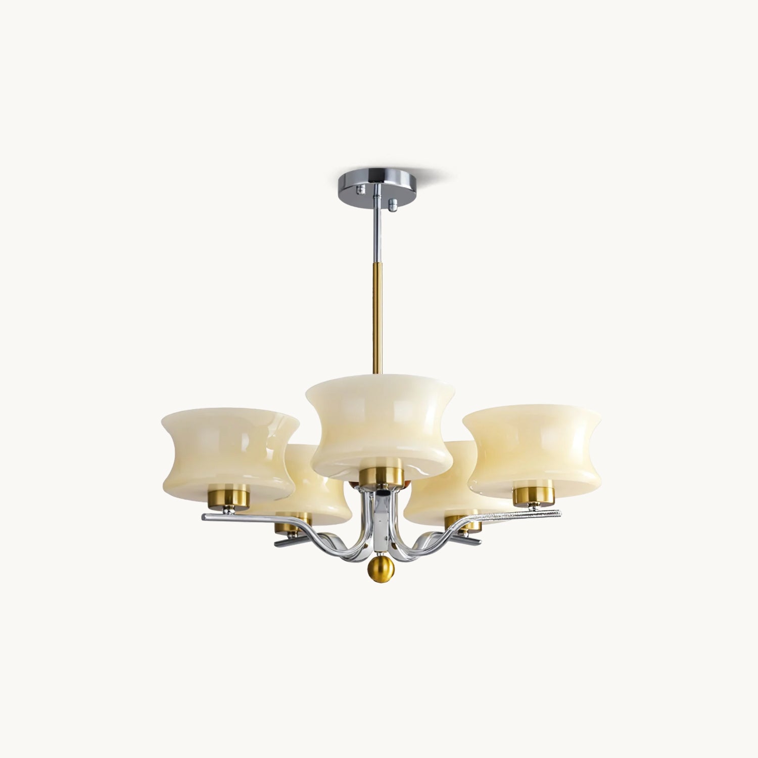 Anath Modern Chandelier - Elegant Crystal Ceiling Light Fixture for Dining Room, Living Room, Bedroom | Perfect for Home Decor, Wedding & Party Lighting